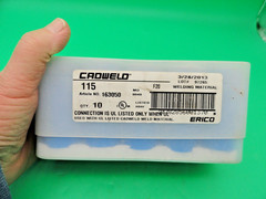 ERICO CADWELL 115 WELDING MATERIAL (CASE OF 10)