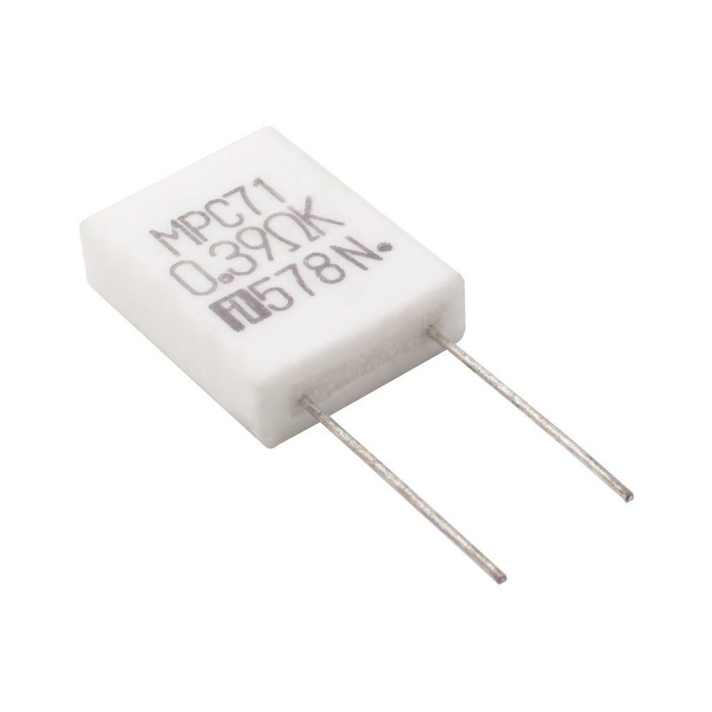 4 Resistance MPC71 High Load 0.39Ohm 5Watt Metal Tape 0.39R 5W 850696-