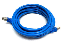 Eaton Tripp Lite NM12-6A4-05M-BL Right Angle M12 X-Coded to RJ45 Cable Cat6A