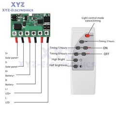 6.4V 7.4V 11.1V 12V Solar Street Light Circuit Board Light Driver Control Board
