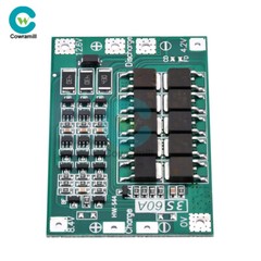 3S 13.6V 60A 18650 Li-ion Battery Charge PCB Protection Enhanced/Balanced Board