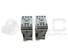 LOT OF 2 ALLEN BRADLEY 100-C09D*10 /A CONTACTOR 600VAC 25A
