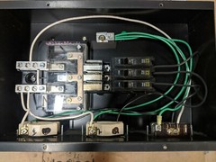 Square D PBPQOR PBPQOR3G100 100 Amp 240V Circuit Breaker Bus Plug 1P/3W As-Is