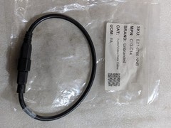 AUDIO/VIDEO DATA CABLE 17523 10 B1 C14 to IEC 60320 C13, 610 mm, 10 A, 250 VAC,