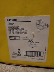 Caddy Cat16HP J Hooks 1 inch Lot Of 50