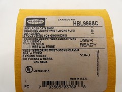 Hubbell HBL9965C, Missing Plug, Bottom Part Only – NEW Surplus!