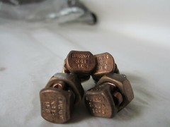 BURNDY KS15 14-8 SPLIT BOLT CONNECTOR LOT OF 7