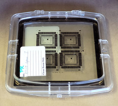 PHOTOMASK 7″ X 7″ X .125″ FLUOROWARE H92-7015L IC PHOTOMASK EL UI SLIDE 1A