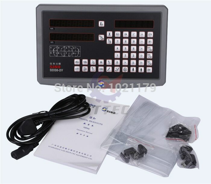 Sino two axis digital readout 2 axis dro SDS6-2V