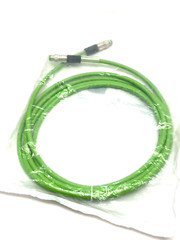 Beckhoff ZK1090-3131-0025 EtherCAT Double Ended Cordset M8 Male to M8 Male 2.5m