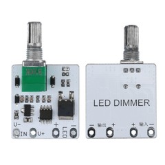2/4/6Pcs LED Mini Dimmer Constant Voltage Module Stepless Knob Potentiometer DIY