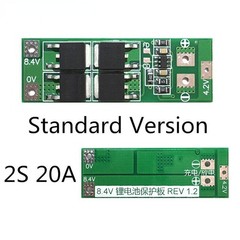 2S 20A 7.4V 8.4V 18650 Lithium battery protection BMS board Standard/Balance