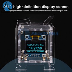 ESP8266 DIY Electronic Kit OLED Mini Clock + Shell For DIY Soldering Practice