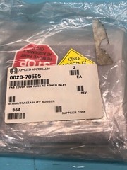 2 AMAT 0020-70595 Fab Cover Gen Rack AC Power Inlet, 185961
