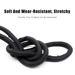 Φ5-60mm Braided Sleeving Tube Cable Wire Sheath Black / Orange Flame Retardant