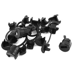 10 x Round Cable Wire Strain Relief Bush Grommet 12mm Length