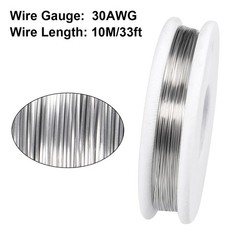 0.25mm 30AWG Heating Resistor Wire Nichrome Resistance Wires 33ft