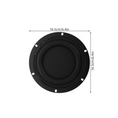 2 Pcs Bass Radiator Passive Speaker Repair Round Subwoofer Diaphragm