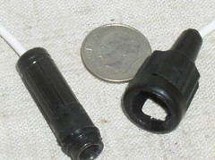 3 NEW 5MM X 20MM INLINE PIGTAIL BAYONET FUSE CLIP HOLDER 20GA 20AWG WIRE USA