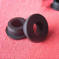 Silicone Rubber Grommet Open Blind Plug Bung Cable Wiring Protect Tidy / Black