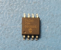 IC EEPROM, 24C65/SM, MICROCHIP, 64KBIT, 8-SOIJ, 400HZ, I2C