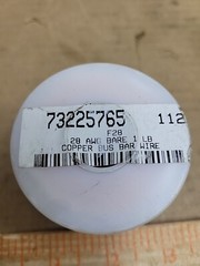 73225765 28 Gage, 0.0125″ Diameter x 1990′ Long Bare Copper Bus Bar Wire USA