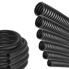 Split Wire Loom Conduit Polyethylene Tubing Sleeve Cable Harness Tube Wrap Lot