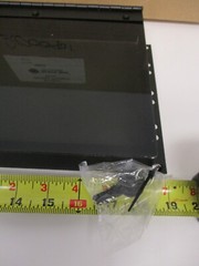 BLACK BOX ID 724-7465500 HINDGED CABINET FRONT, P/N RM029 4SP PLEXI SECURITY