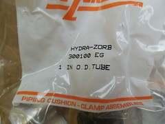 Hydra-Zorb Piping Cushion Lamp Assemblies 300100 1″ OD Tube Lot of 5 New