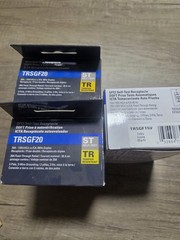 2 Eaton TRSGF20FV GFCI Receptacle, 20A, Res/Comm, Flush, 125 V, Ivory And 1 15A