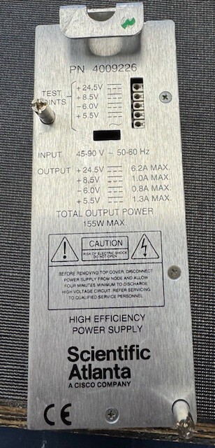 Cisco 4009226 HIGH EFFICIENCY POWER SUPPLY for parts