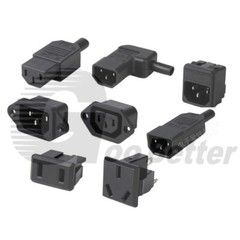 IEC Mains Power Plug/Socket Inlet Outlet Cable Connectors AC-01/02/03/04/05/06A