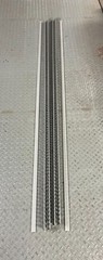 (Lot of 2) IBOCO T1-F 25mmX80mm 1″W X 3″H X 6′ 6″ Slotted wire duct with covers