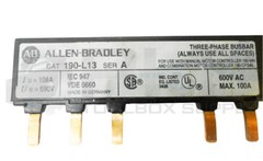 LOT OF 4 ALLEN BRADLEY 190-L13 /A3 PHASE BUSBAR 600VAC 100A