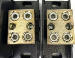 BURNDY, BDA-22-350, LOT OF 2, VERSI-POLE POWER DISTRIBUTION BLOCK, 600V, NEW