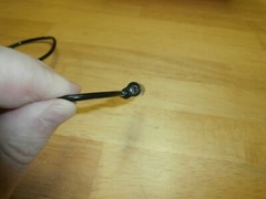 HH Smith 1510-36 Black Stacking Banana Plug Patch Jumper Cord, NOS
