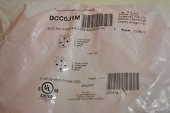 BALLUFF BCC0J1M DOUBLE ENDED CORDSET BCC M414-M414-6D-338-ES24N9-100 10M