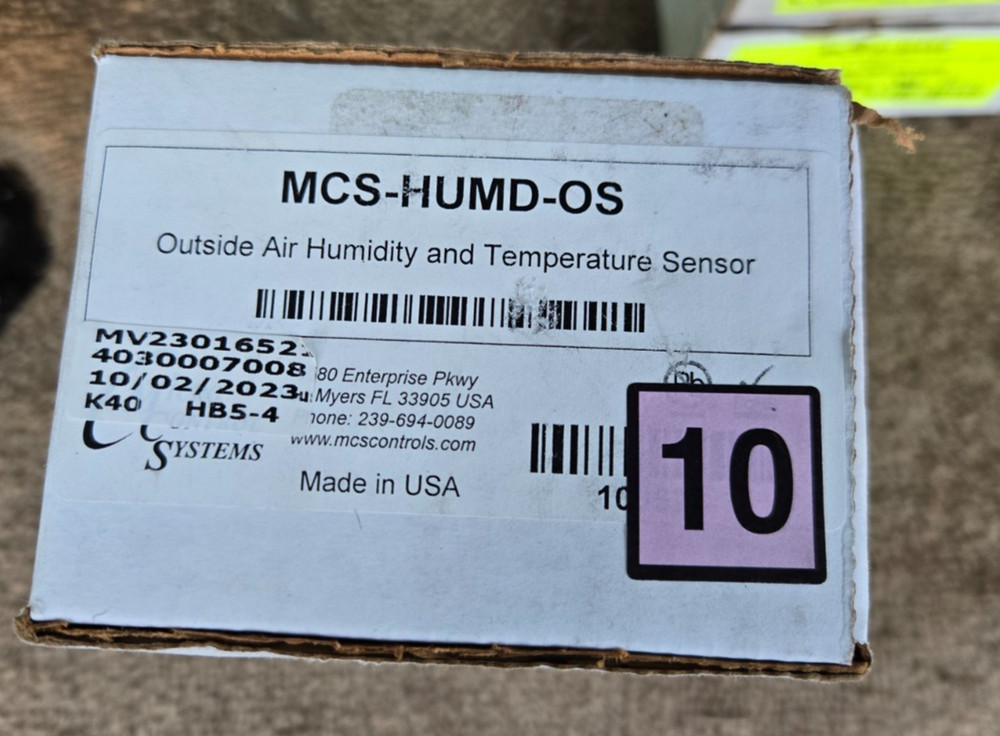 MICRO CONTROL SYSTEMS MCS-HUMD-OS