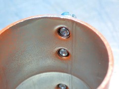 BRIDGEPORT 244-SO ORANGE SET SCREW EMT COUPLING 1-1/2 COUPLING 01220410845