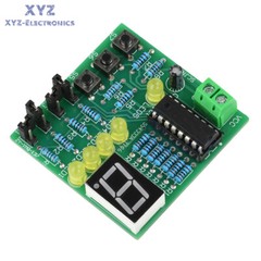 DC 5V DIY LED Decoding Display Electronic Parts DIY PCB Soldering Practice Kit