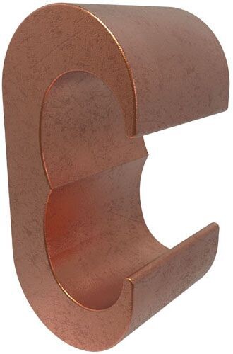 Ilsco ELT-2, 1 to 2/0 AWG, Copper, O-Die, E-Shape, Ground Crimp Connector , 1pc