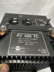 Tripp Lite Powerverter DC-AC Inverter model PV600 30 Amp Fuse