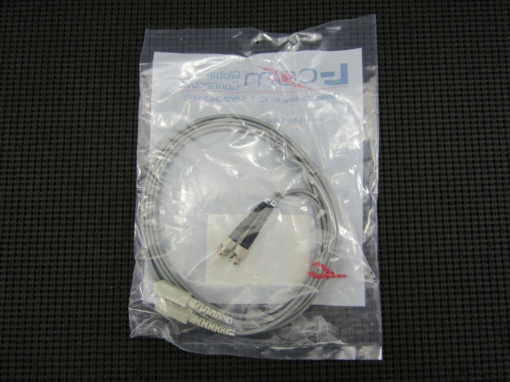L Com FODST-SC-02 Multi-Mode Fiber Cable – Factory Sealed