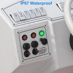 12mm 12 24V LED Indicator Light IP67 Waterproof Indicator Light Pilot Dash Head