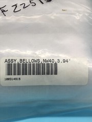 LOT OF 10 HPS NW40 ASSY, BELLOWS, 3.94″, 120985