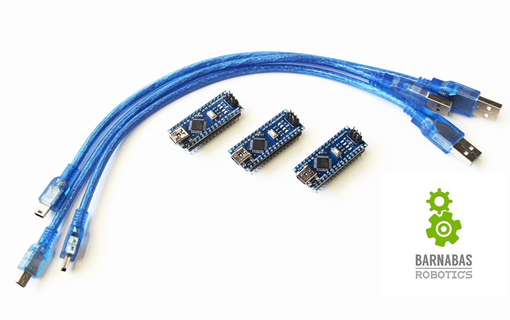 3 x MINI USB Nano V3.0 ATmega328P CH340G 5V 16M Micro-controller board Arduino