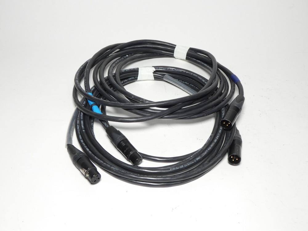 *Lot of 2* 3-Pin XLR Male to Female Balanced 221803 Lapp Cable w/ Neutrik Con…