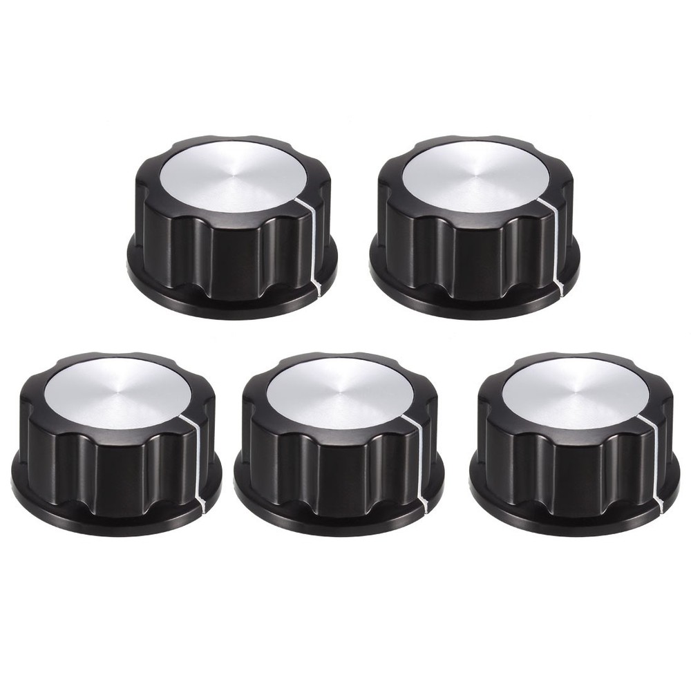 5Pcs Speaker Control Knob Power Amplifier Knob 33mm Dia. Rotary Knobs