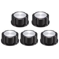 5Pcs Speaker Control Knob Power Amplifier Knob 33mm Dia. Rotary Knobs