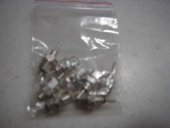 FT-8 Spec Ctl .05 uF Feedthru Caps, threaded w/ H/W, 8 pcs. 10 A NICE!! NOS